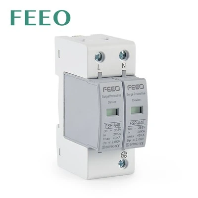 FEEO AC سرج پروٹیکٹر 1P+N 275VAC 20-40ka