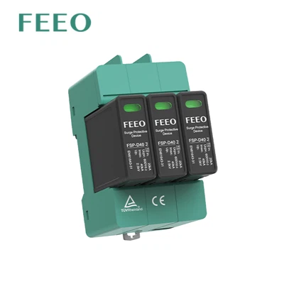 اعلی معیار کا DC SPD DC سرج محافظ قسم2 3P 1000VDC آلہ